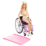 Barbie Fashionistas με Αναπηρικό Αμαξίδιο - Ξανθά μαλλιά - HJT13