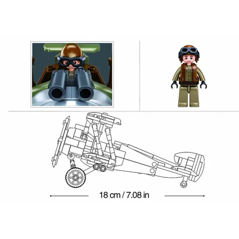 Sluban Sopwith Camel S 1/35 Set - M38-B1293