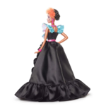Συλλεκτική Barbie Día De Muertos 2024 Collectible Doll in Ruffled Black Gown - HRM72
