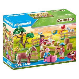 Playmobil Παιδικό πάρτυ στη Φάρμα των πόνυ - 70997