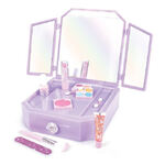 Make It Real Beauty Deluxe Light Up Mirrored Vanity And Cosmetic Set - FK2532