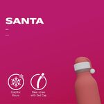 Asobu Bestie Bottle Ανοξείδωτο Μπουκάλι Θερμός 460ml Santa - GRAF05481