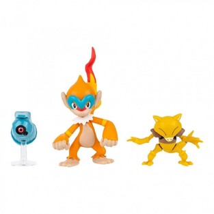 Pokemon 3 Battle Figures Pack Beldum, Abra & Monferno - PKW4092