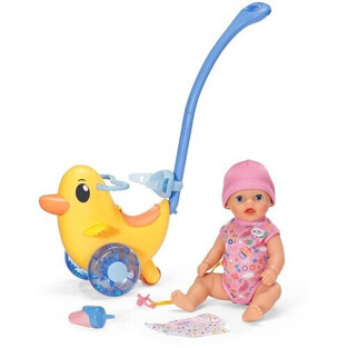 Baby Born Lena Κούκλα 36Cm & Berta Παπάκι Περπατούρα - 840498-116725