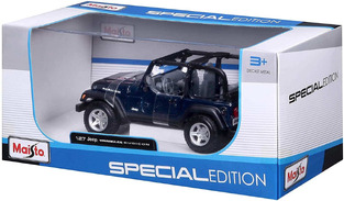 Maisto Jeep Wrangler Rubicon Αυτοκινητάκι 1:27 Μπλε - FK31245
