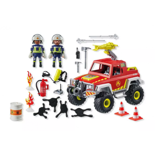 Playmobil Action Heroes Πυροσβεστικό Όχημα 4x4 - 71824