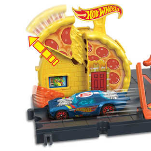 Hot Wheels City Μίνι Πίστες Speedy Pizza Pick-Up (HMD53) - HKX44