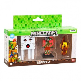Minecraft 3 Toppeez 3D Figures 6cm in Window Box - Διάφορα Σχέδια - MNC10000