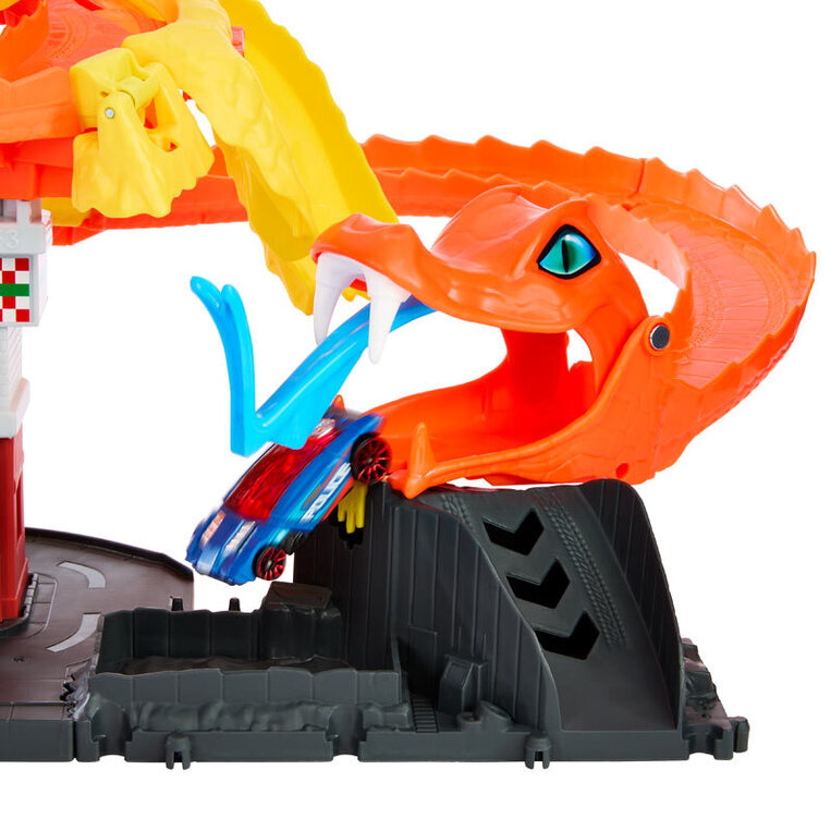 Hot Wheels Pizza Slam Cobra Attack City Πίστα Φίδι - HTN81
