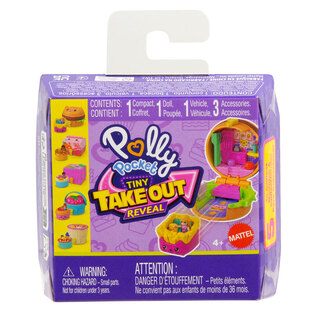 Polly Pocket Mini Tiny Take Out Reveal - Διάφορα Σχέδια - 1Tμχ Έκπληξη -JCR44