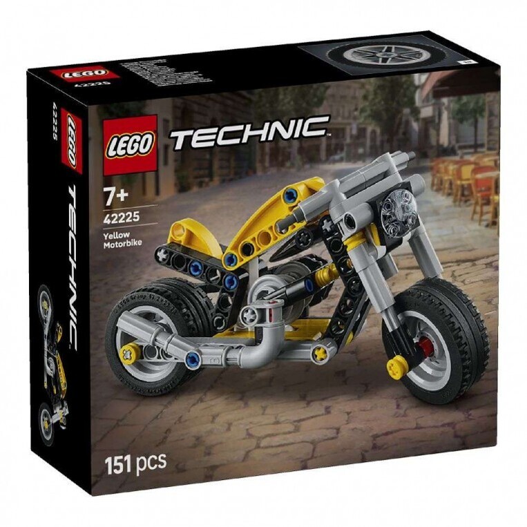 LEGO Technic Yellow Motorcycle - 42225
