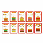 Tooky Toy Παιχνίδι Λογικής: Φτιάχνω Μπέργκερ - TH844