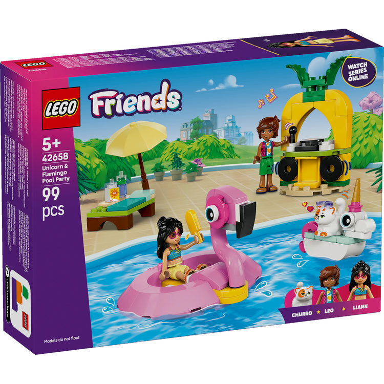 LEGO Friends Unicorn & Flamingo Pool Party - 42658   
