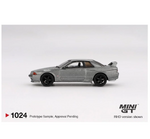 Mini GT Nissan Skyline Nismo BNR32 CRS Version - Dark Metal Grey - MGT01024BL