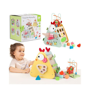 Classic World Happy Hen Ξύλινο Παιχνίδι Δραστηριοτήτων - C20172