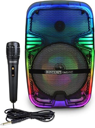 Bontempi Wireless Speaker With Dynamic Microphone And RGB Lights - 491060