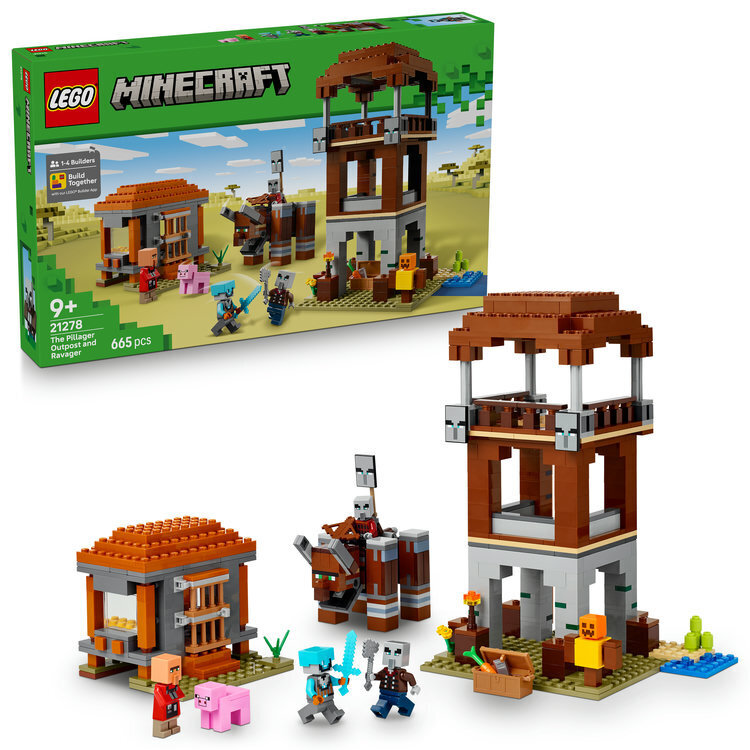 LEGO Minecraft The Pillager Outpost And Ravager - 21278