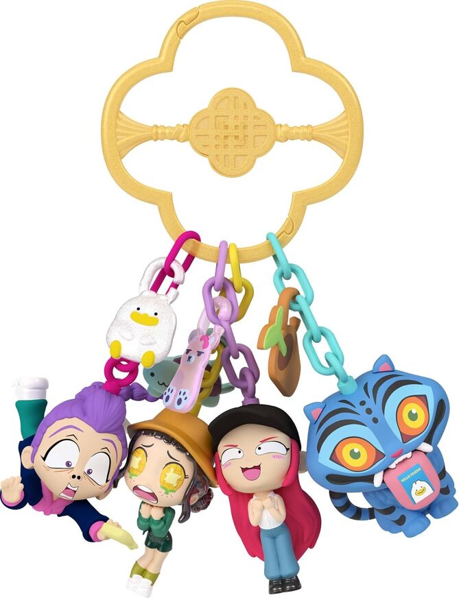 Kpop Demon Hunters Hello Friend Mini Collectible Surprise Keychain Figures - JRN57