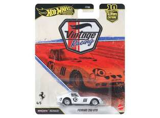 HW Premium Ferrari 250 GTO #10 White - JKF25