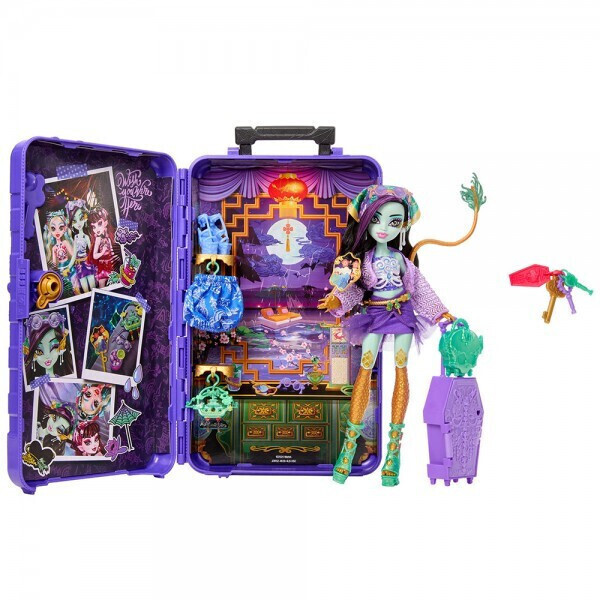 Παιχνιδολαμπάδα Monster High Skulltimate Secrets Destination Gore-geous Oasis Jinafire Doll - JDR52L