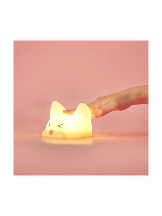 MegaLight Catty Cat Φορητό και Επαναφορτιζόμενο Φωτάκι Συντροφιάς Με Ήχο - 185855