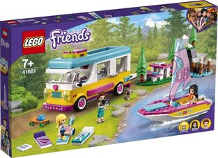 LEGO Friends Forest Camper Van And Sailboat - 41681