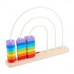 Fisher-Price Ξύλινο Σετ Ουράνιο Τόξο Με Χάντρες - JFG15