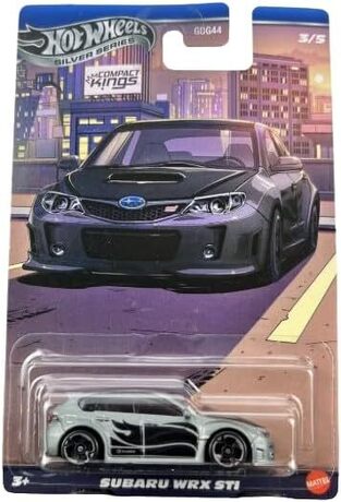Hot Wheels Silver Series Compact Kings Subaru WRX STI - JKX59