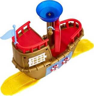 DohKins Clay Pirate Ship Playset & Pirate - 123088EUC