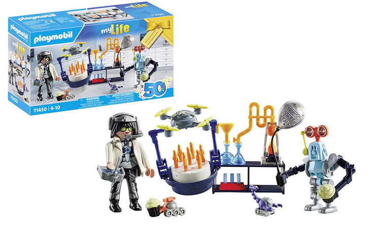 Playmobil My Life Gift Set Πάρτυ στο Εργαστήριο του Τρελοεπιστήμονα  - 71450