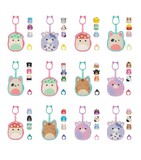 Squish-A-Longs - Blind Μπρελόκ-Θήκη 8 Θέσεων Με 3 Φιγούρες - Τυχαία Επιλογή - SQAL0079