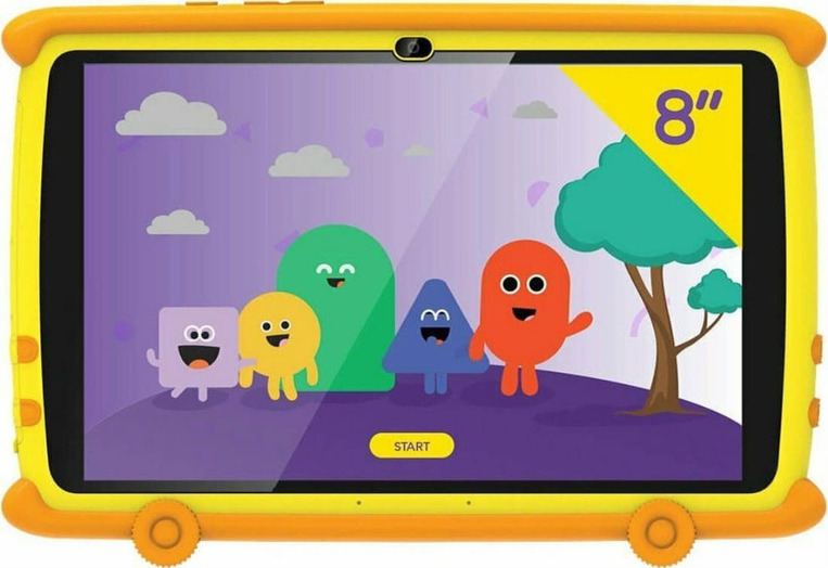 kiddoboo Παιδικό Kid Tablet 8" Yellow  - KB80P