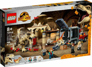 LEGO Jurassic World T. Rex Atrociraptor Dinosaur Breakout - 76948
