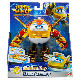 Super Wings Electric Heroes Transforming 15cm Golden Boy - 780231