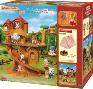 Sylvanian Families Adventure Tree House Gift Set -Camping Edition - SF5668