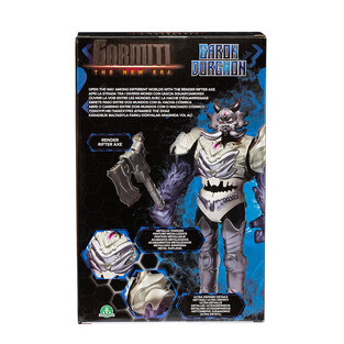 Gormiti The New Era - Φιγούρα Villain - Baron Durghon Με Αξεσουάρ Μάχης 27Cm - GRV09101