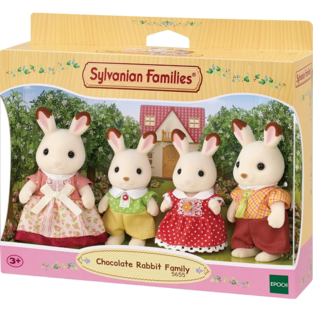 Sylvanian Families Chocolate Rabbit Family - SF5655