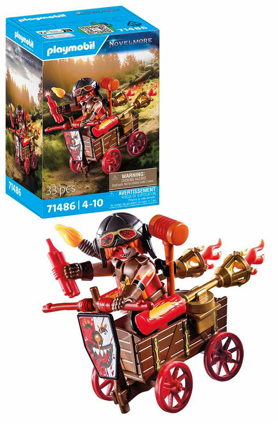 Playmobil Novelmore Ο Kahboom Με Το Αγωνιστικό Του Όχημα - 71486