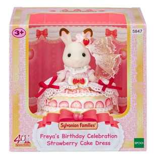 Sylvanian Families - Freyas Birthday Celebration Strawberry Cake Dress - SF5847 