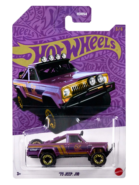 HW Pearl and Chrome '73 Jeep J10 - JDM22