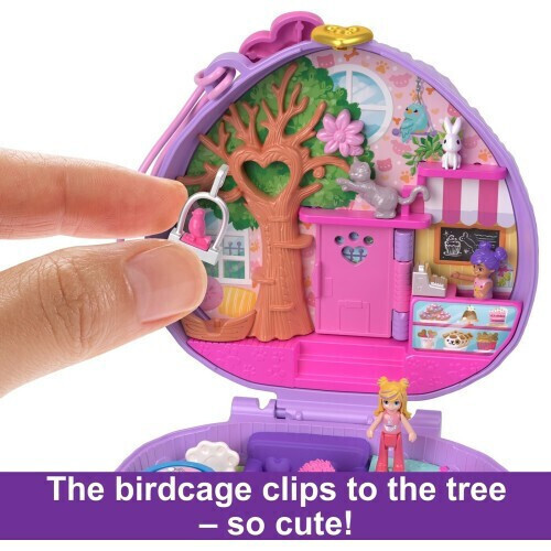 Polly Pocket Hedgehog Coffee Shop Compact - HRD37