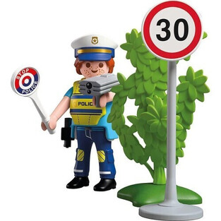 Playmobil Specialplus Αστυνομικός Με Ραντάρ Ταχύτητας - 72029