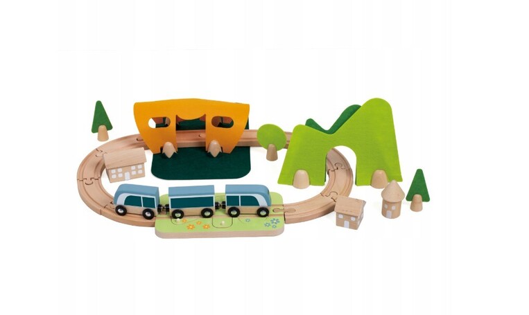Classic World Little Train - Ξύλινο Τρενάκι - C50618