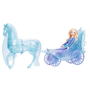 Disney Frozen II Elsa Fashion Doll With Nokk Adventure Carriage - JBG56