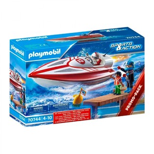 Playmobil Αγωνιστικό Ταχύπλοο Σκάφος Με Μοτέρ - 70744