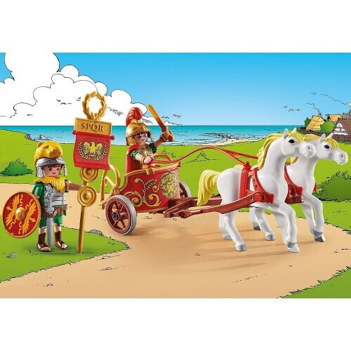 Playmobil Asterix: Ρωμαϊκή Άμαξα - 71543
