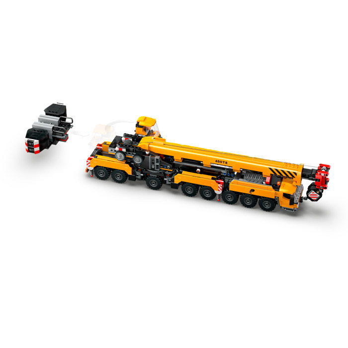 Yellow Mobile Construction Crane 