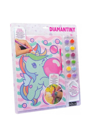 Ζωγραφική Με Διαμαντάκια Girabrilla Diamantiny Unicorn Bubble Gum - GRAF90017