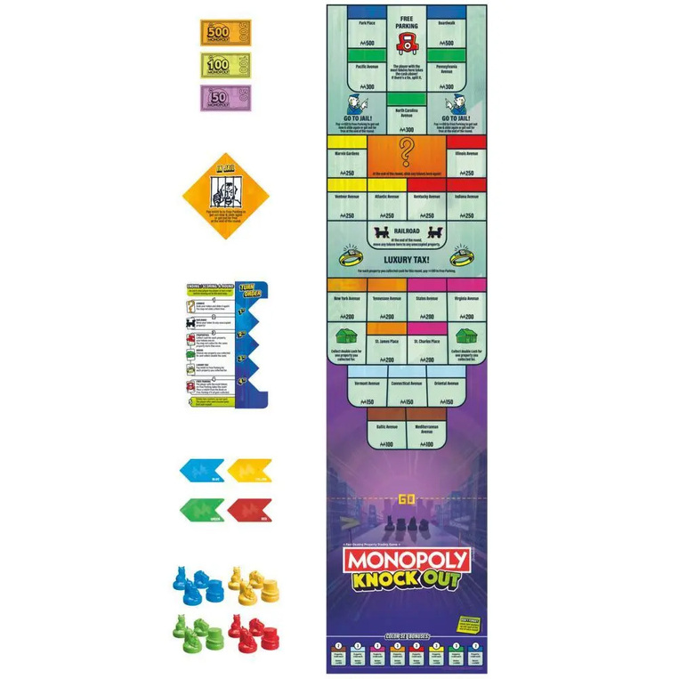 Επιτραπέζιο Monopoly Knockout - F8995
