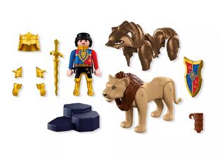 Playmobil Knights Χρυσός Ιππότης Με Λιοντάρι - 72212